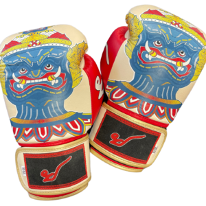 CREAM & RED YAK 16 OZ GLOVES
