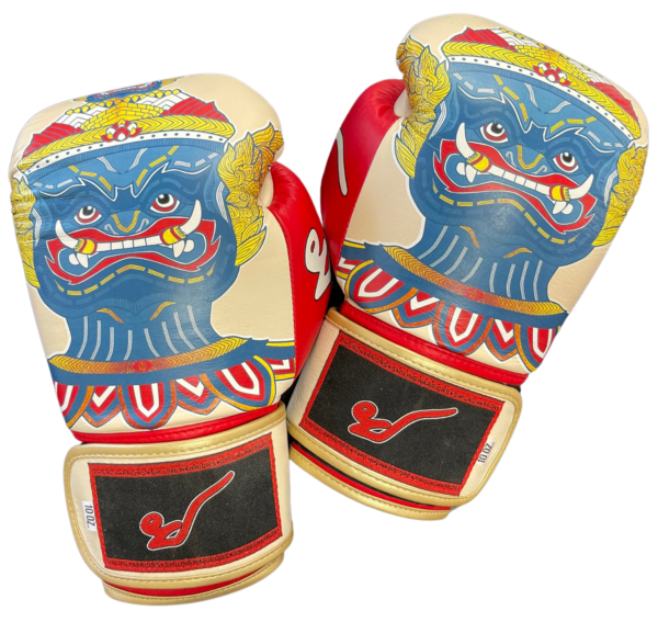 CREAM & RED YAK 16 OZ GLOVES